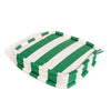 Swatch for The Al Fresco Dining Chair Cushion - Crew Canyon Green Stripe