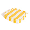 Swatch for The Al Fresco Dining Chair Cushion - Crew Mimosa Yellow Stripe