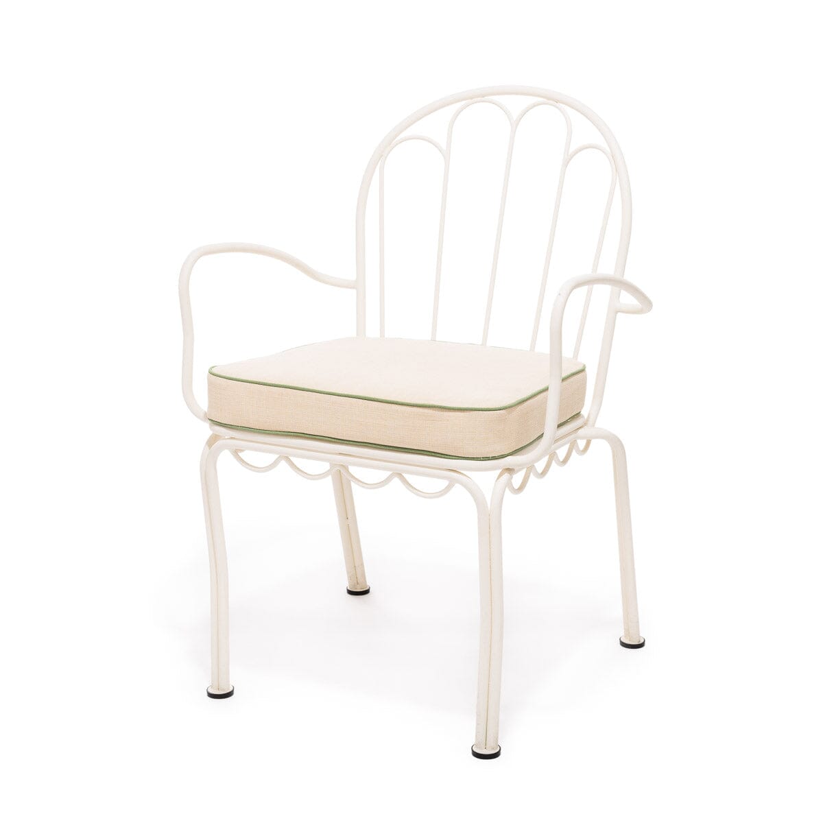 The Al Fresco Chair Cushion - Elsa Cream Al Fresco Chair Cushion Business & Pleasure Co Aus 