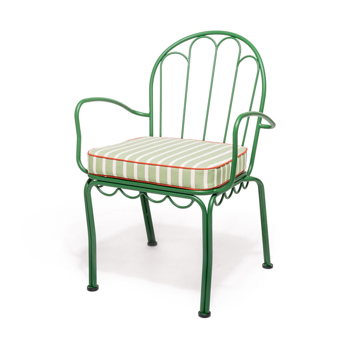 The Al Fresco Chair Cushion - Elsa Stripe Al Fresco Chair Cushion Business & Pleasure Co Aus 