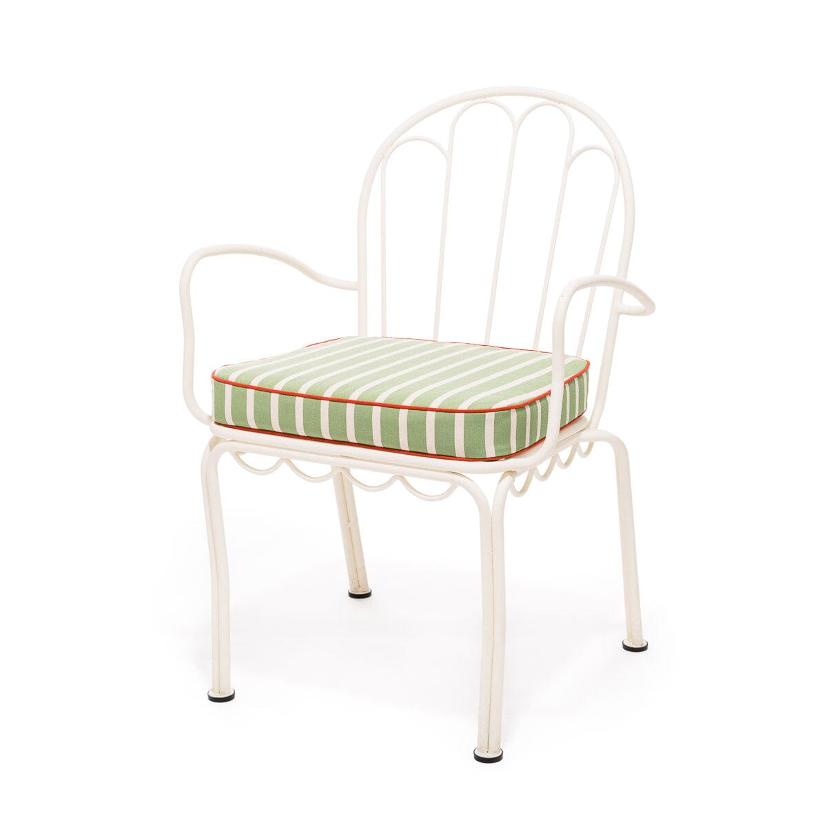 The Al Fresco Chair Cushion - Elsa Stripe Al Fresco Chair Cushion Business & Pleasure Co Aus 