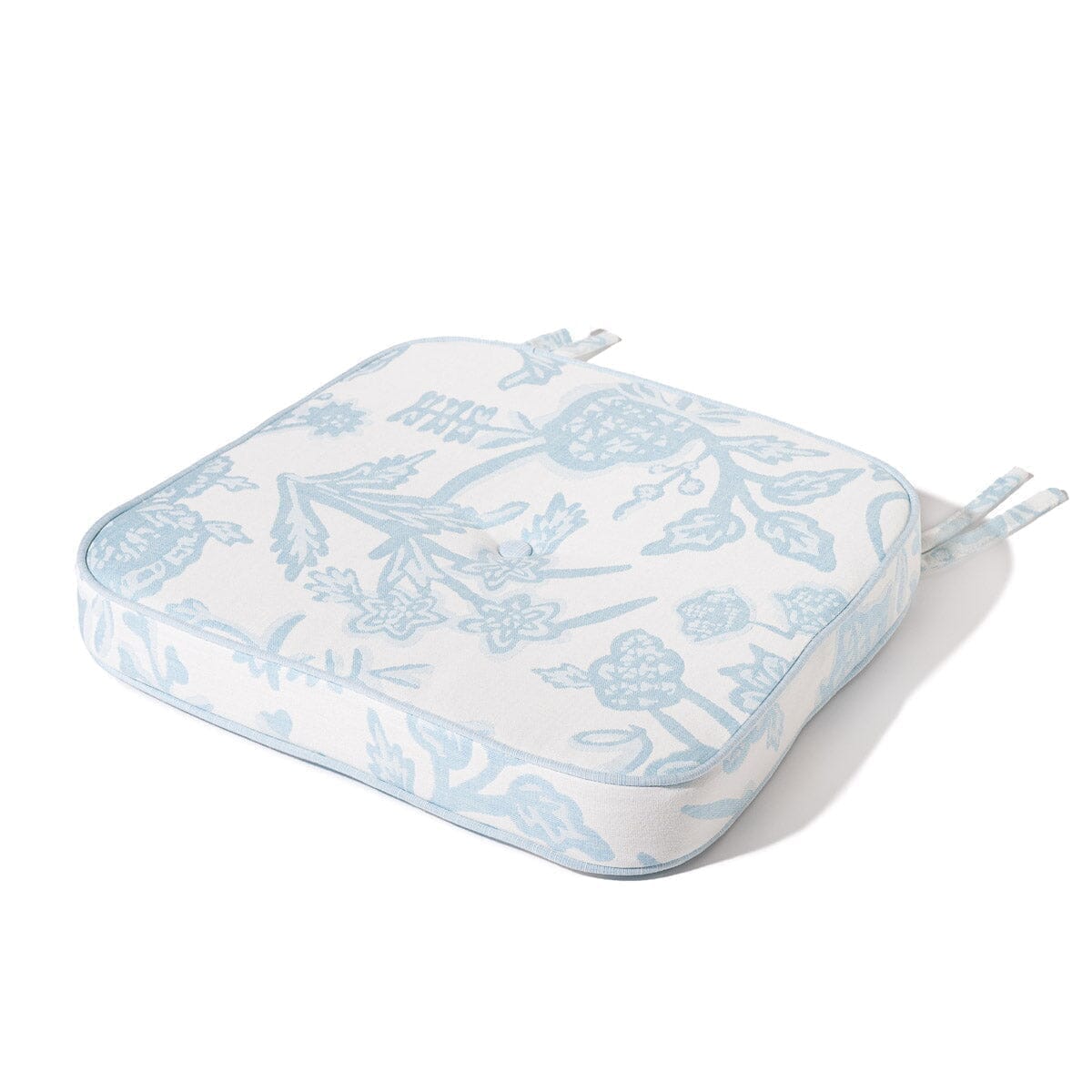 Product image of The Al Fresco Dining Chair Cushion - Hanalei Bay Blue Jacquard Al Fresco Dining Chair Cushion Business & Pleasure Co Aus 
