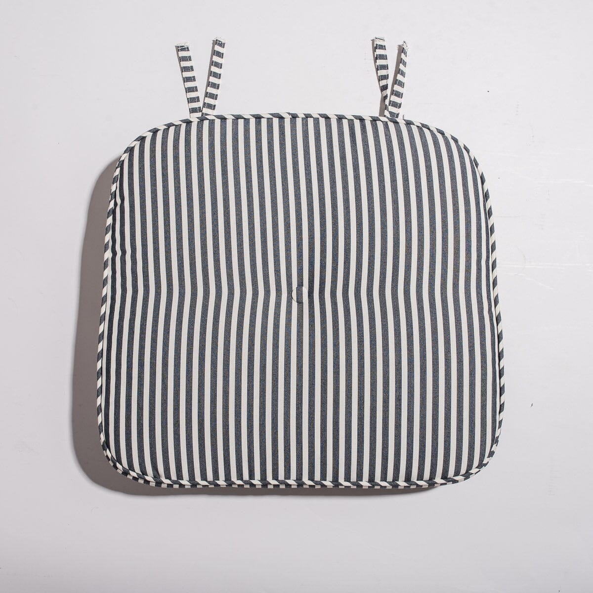 The Al Fresco Chair Cushion - Lauren's Navy Stripe Al Fresco Chair Cushion Business & Pleasure Co Aus 