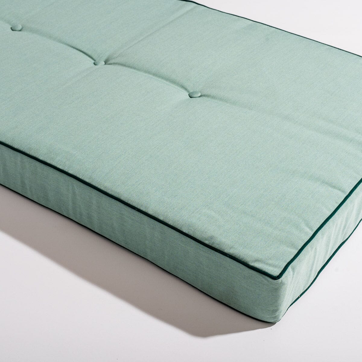 The Al Fresco Sun Lounger Cushion - Rivie Green Al Fresco Sun Lounger Cushions Business & Pleasure Co Aus 