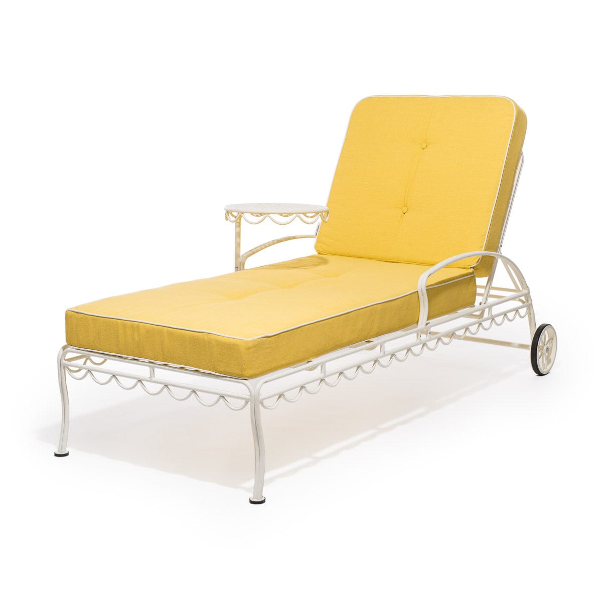 The Al Fresco Sun Lounger Cushion - Rivie Mimosa Al Fresco Sun Lounger Cushions Business & Pleasure Co Aus 