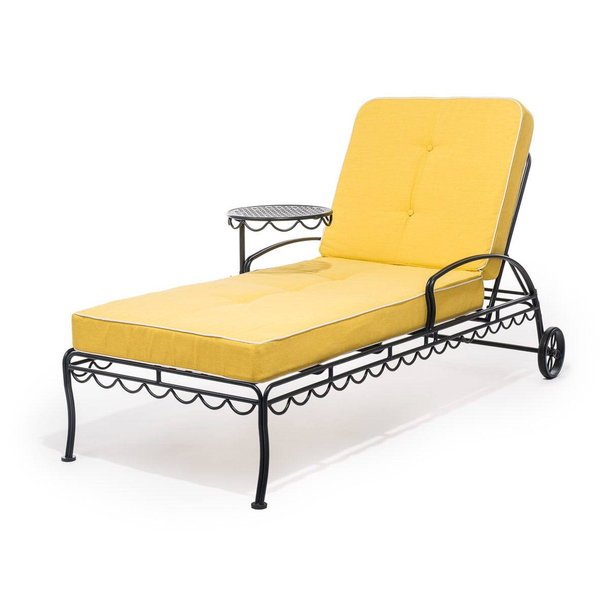 The Al Fresco Sun Lounger Cushion - Rivie Mimosa Al Fresco Sun Lounger Cushions Business & Pleasure Co Aus 