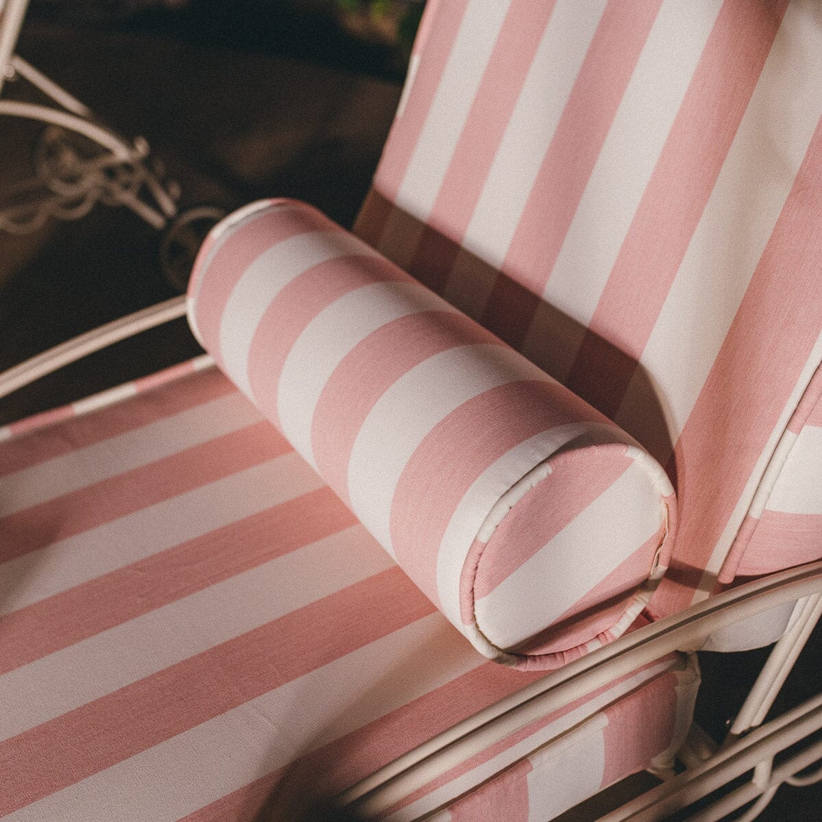 The Bolster Pillow - Crew Pink Stripe Bolster Pillow Business & Pleasure Co Aus 