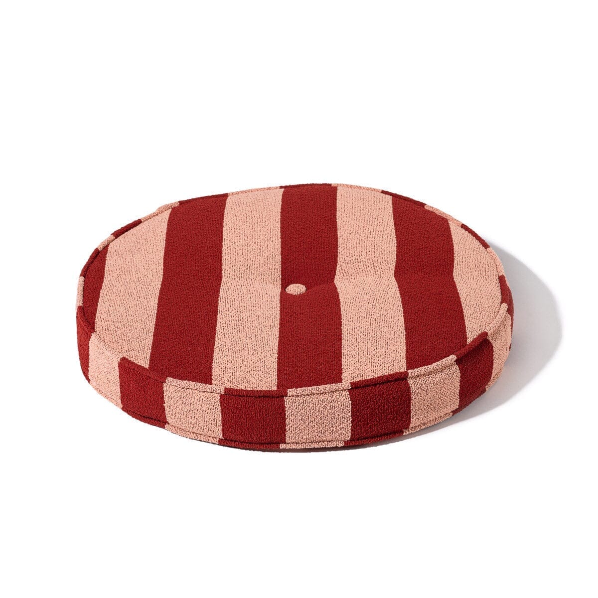 Product image of The Circular Pillow - Terry Terracotta Stripe Circular Pillow Business & Pleasure Co Aus 