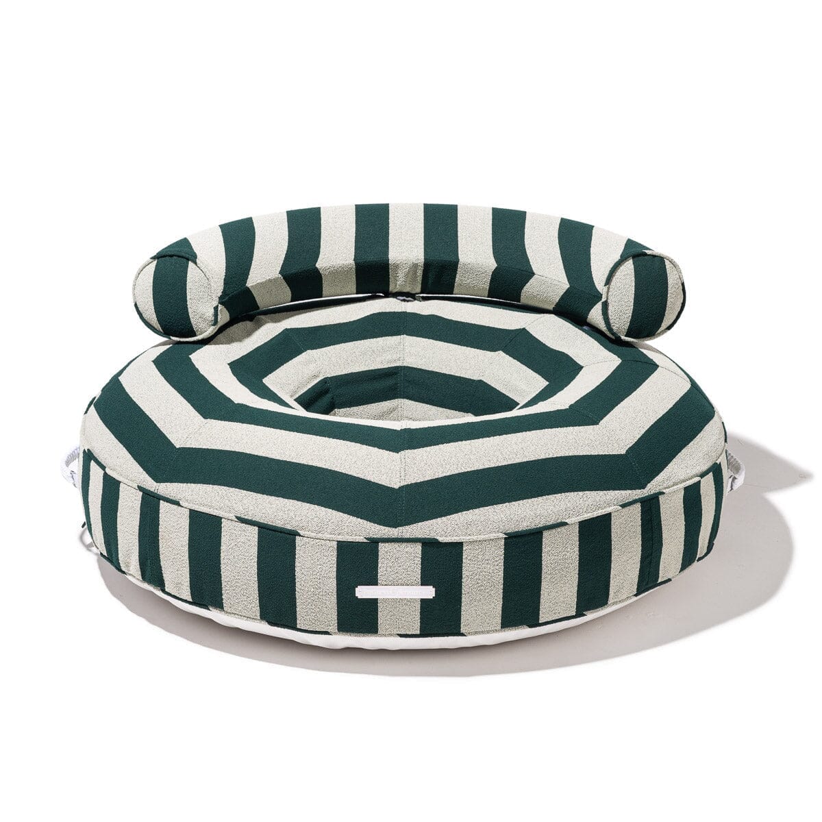 The Canvas Pool Ring - Terry Green Stripe Canvas Pool Ring Business & Pleasure Co Aus 