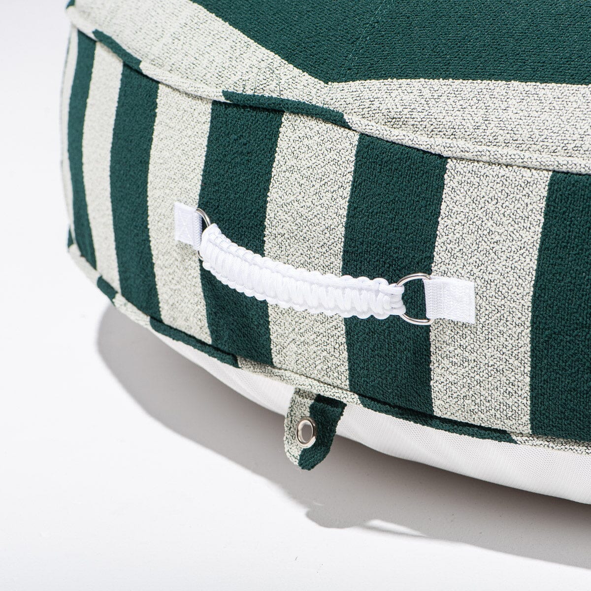 The Canvas Pool Ring - Terry Green Stripe Canvas Pool Ring Business & Pleasure Co Aus 