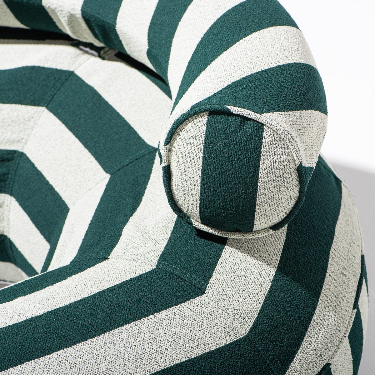 The Canvas Pool Ring - Terry Green Stripe Canvas Pool Ring Business & Pleasure Co Aus 