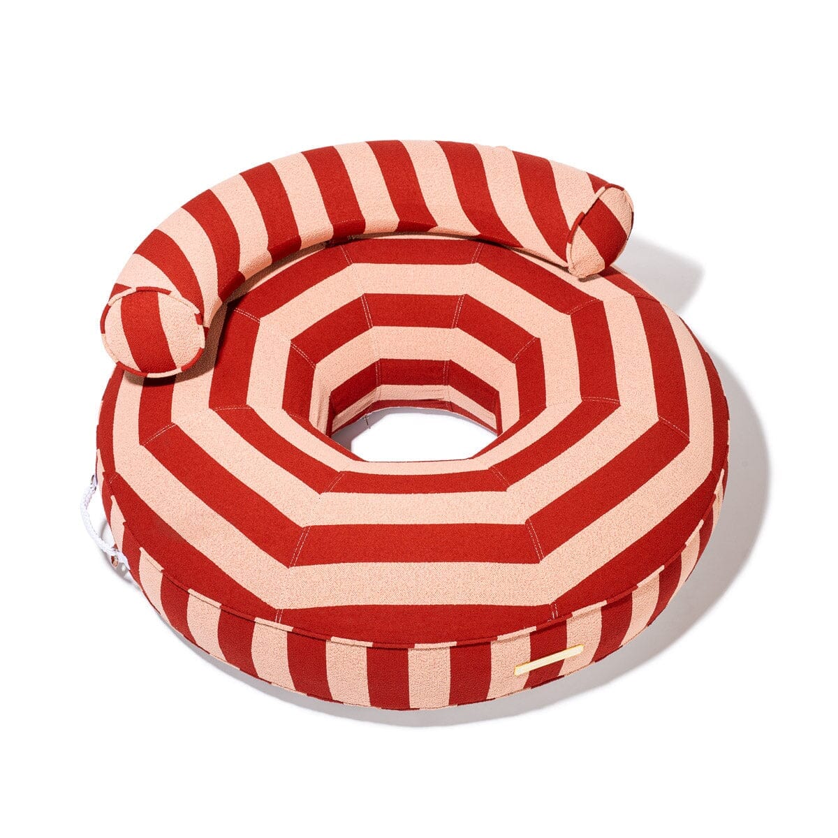 Product image of The Canvas Pool Ring - Terry Terracotta Stripe Canvas Pool Ring Business & Pleasure Co Aus 