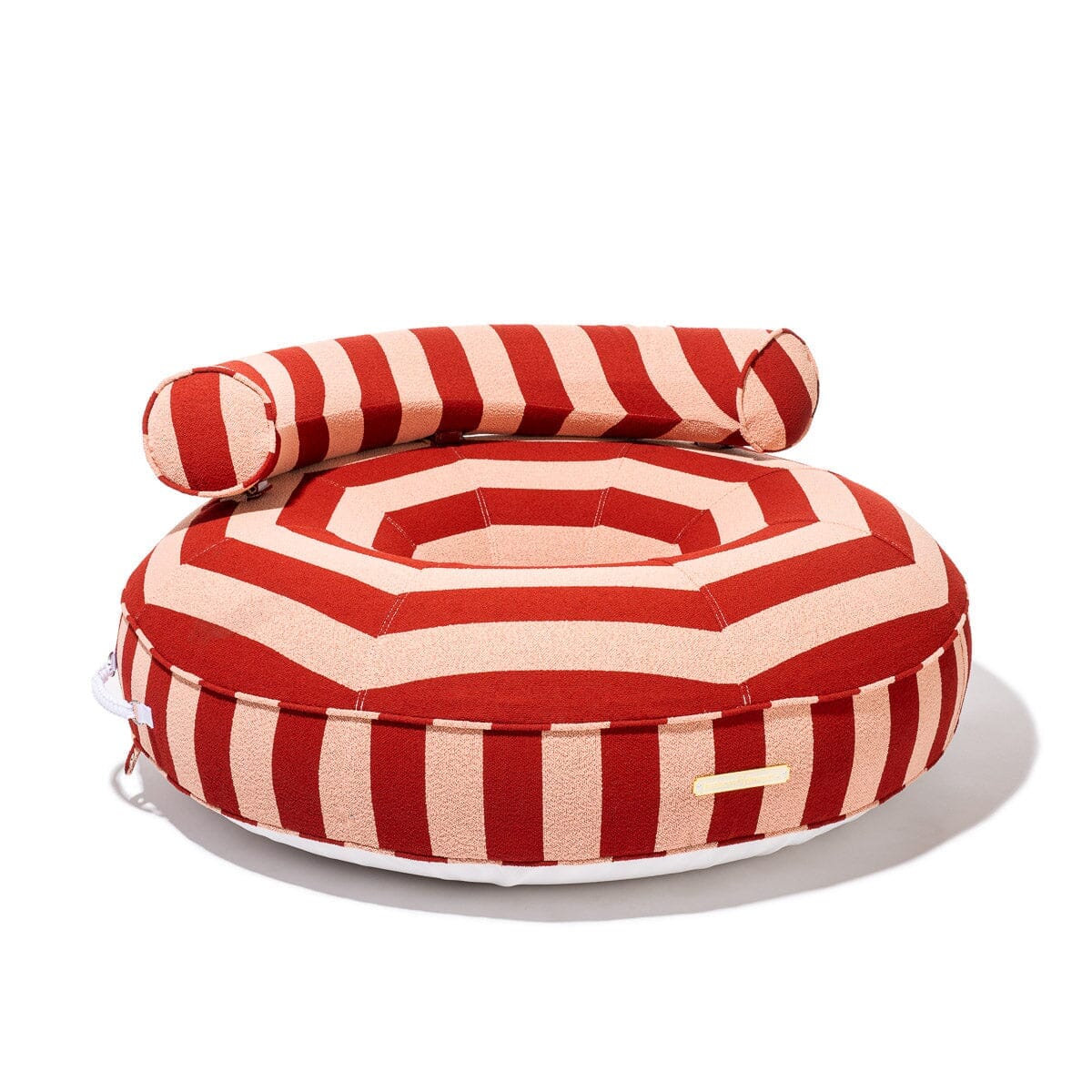 The Canvas Pool Ring - Terry Terracotta Stripe Canvas Pool Ring Business & Pleasure Co Aus 