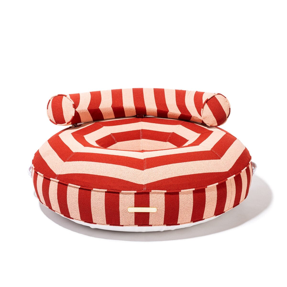 The Canvas Pool Ring - Terry Terracotta Stripe Canvas Pool Ring Business & Pleasure Co Aus 