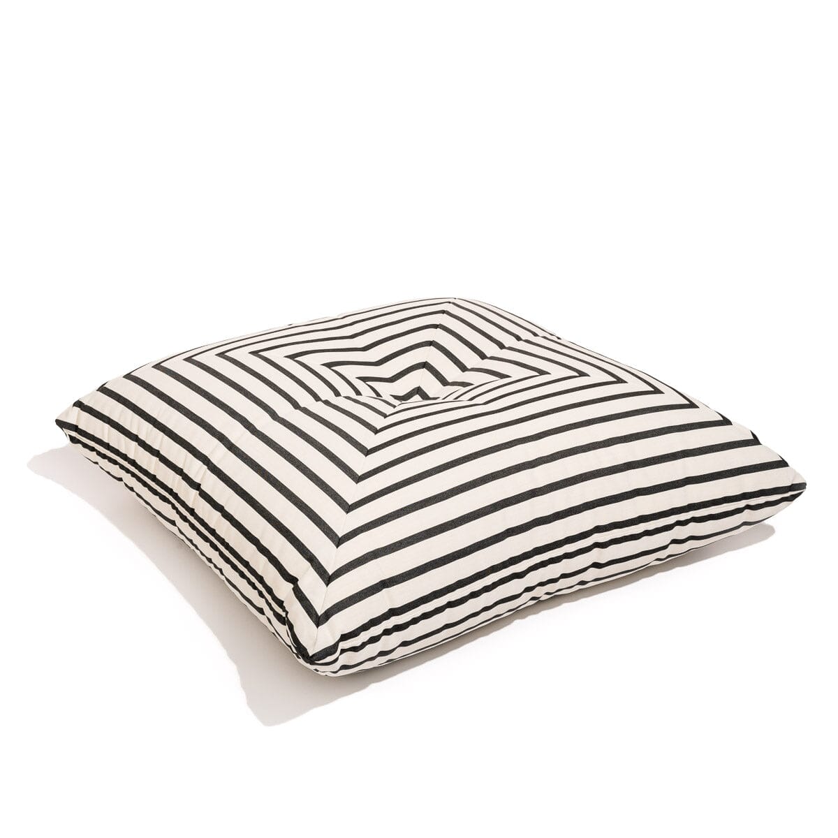The Floor Pillow - Monaco Black Stripe Floor Pillow Business & Pleasure Co Aus 