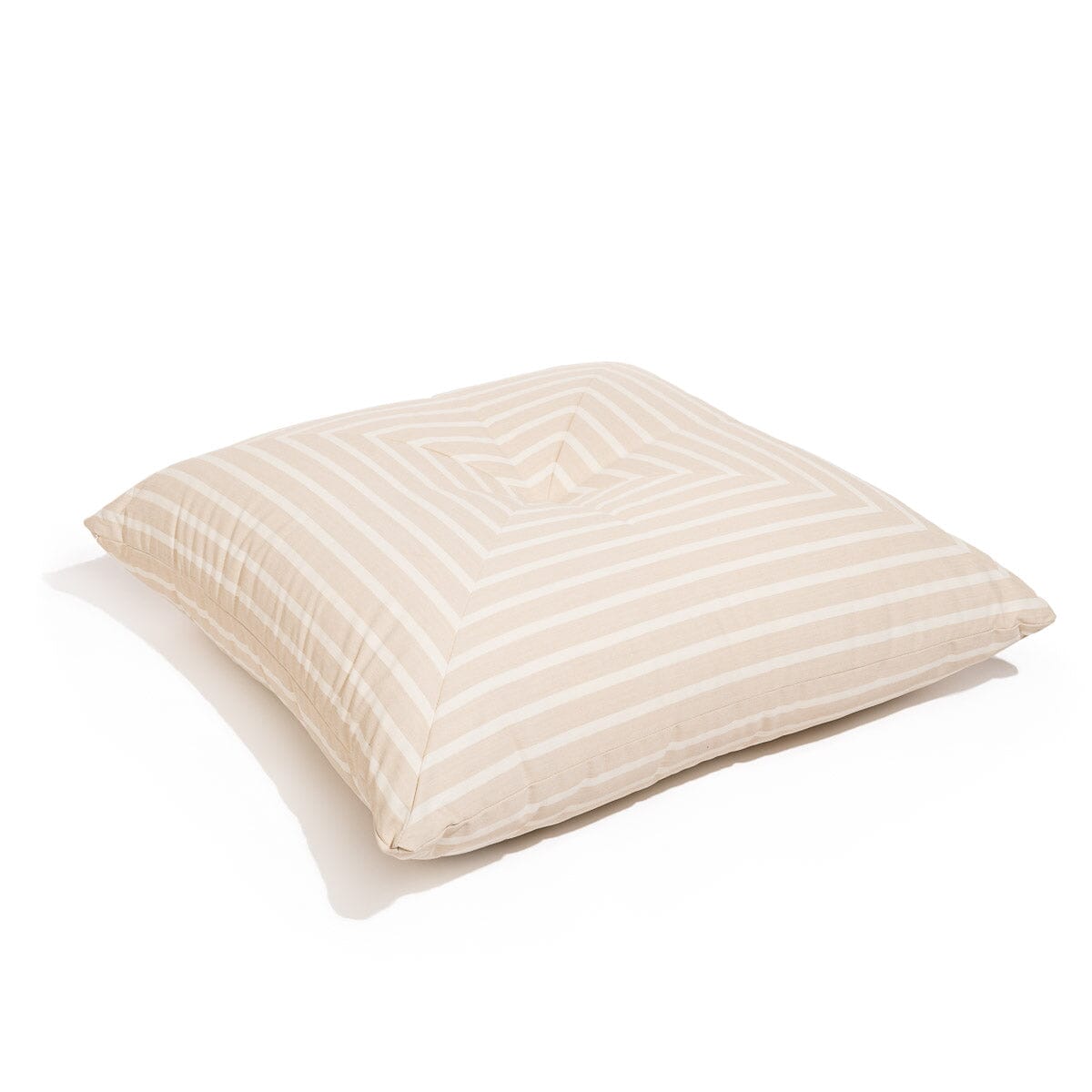 The Floor Pillow - Monaco Natural Stripe Floor Pillow Business & Pleasure Co Aus 