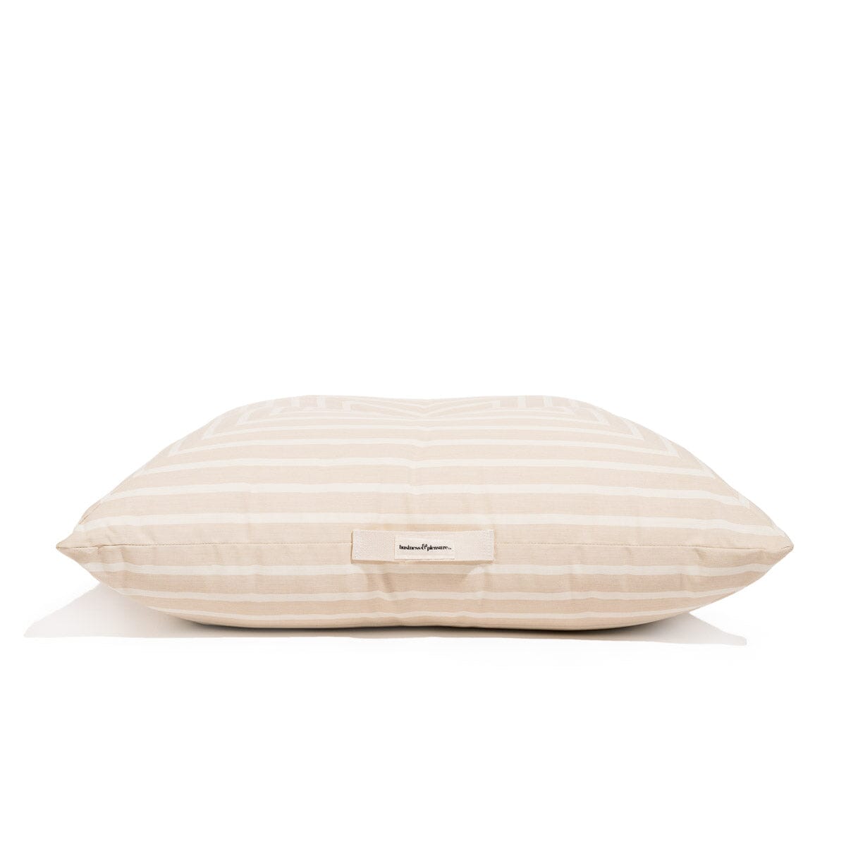 The Floor Pillow - Monaco Natural Stripe Floor Pillow Business & Pleasure Co Aus 