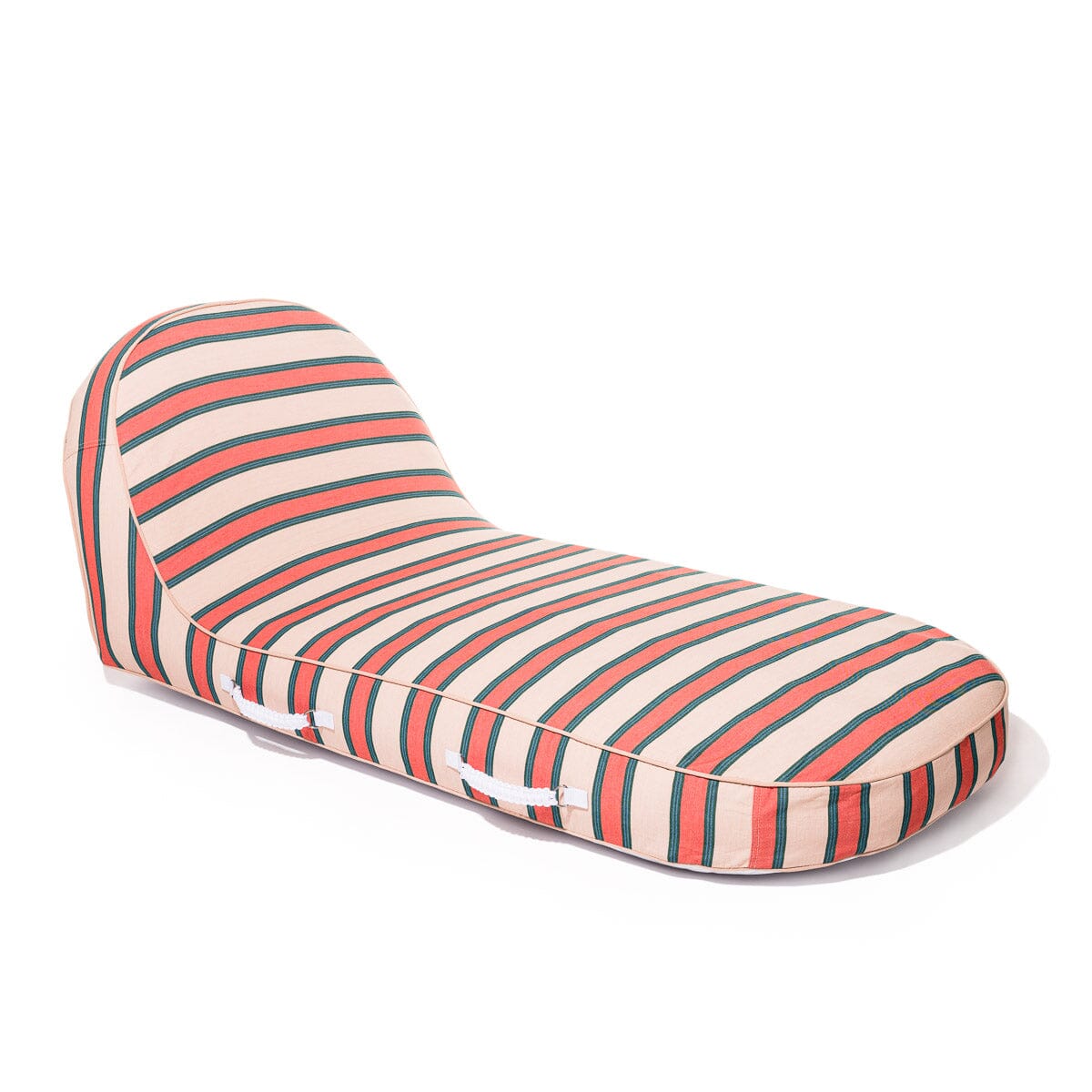 The Pool Lounger - Bistro Dusty Pink Stripe Pool Lounger Business & Pleasure Co Aus 