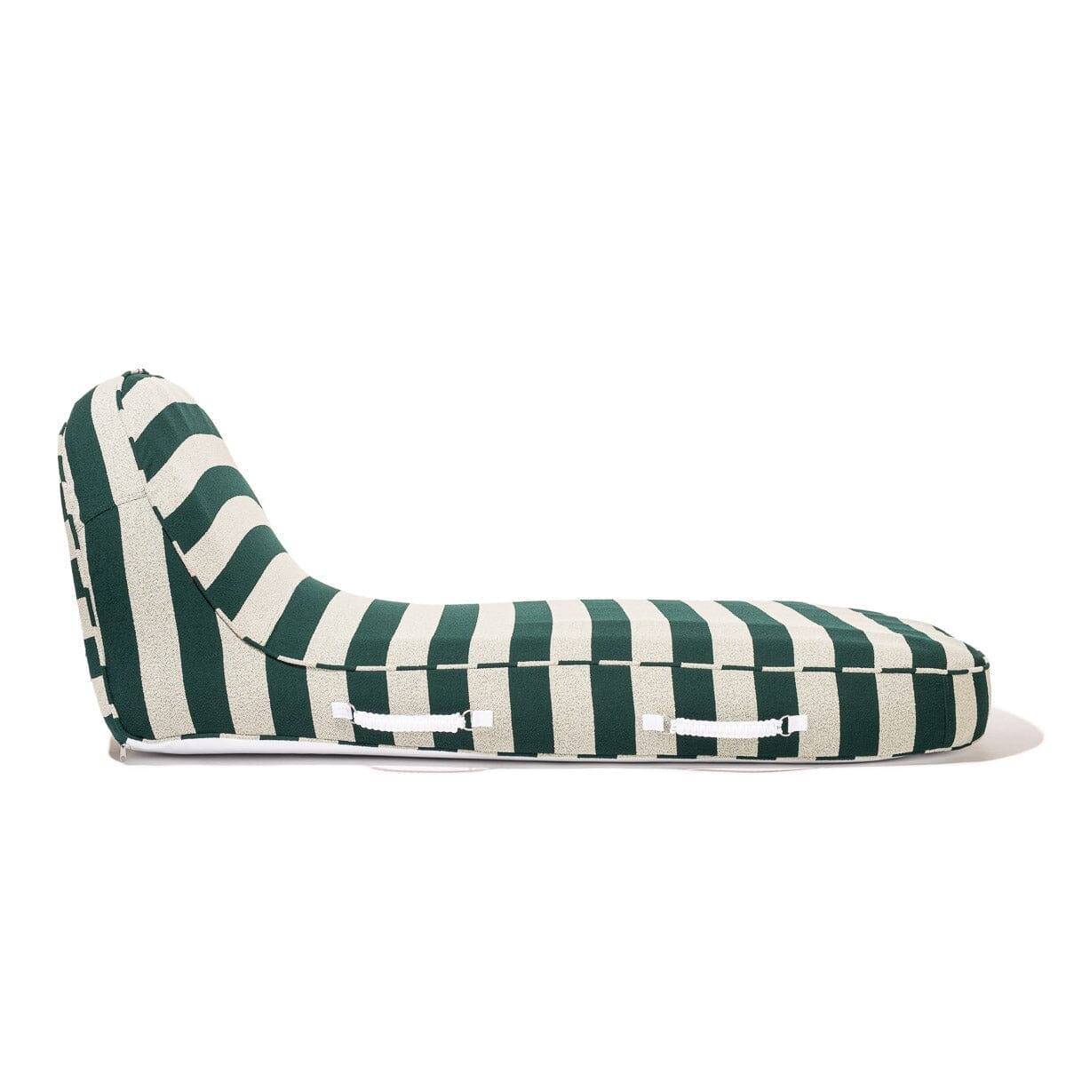 The Pool Lounger - Terry Green Stripe Pool Lounger Business & Pleasure Co Aus 