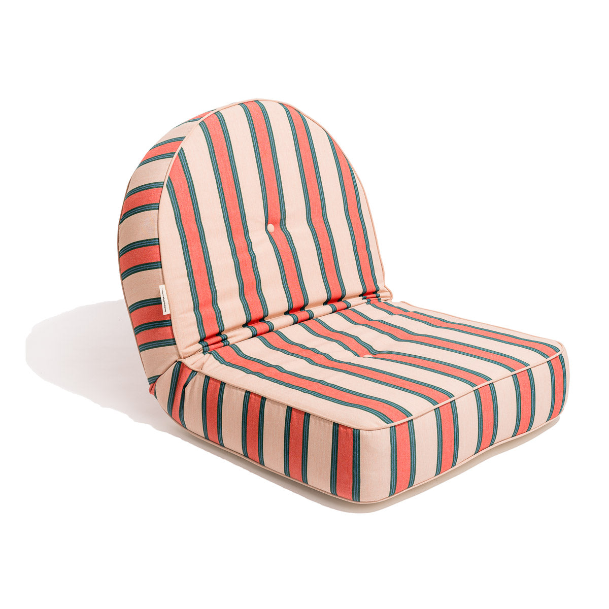 The Reclining Pillow Lounger - Bistro Dusty Pink Stripe Reclining Pillow Lounger Business & Pleasure Co. 