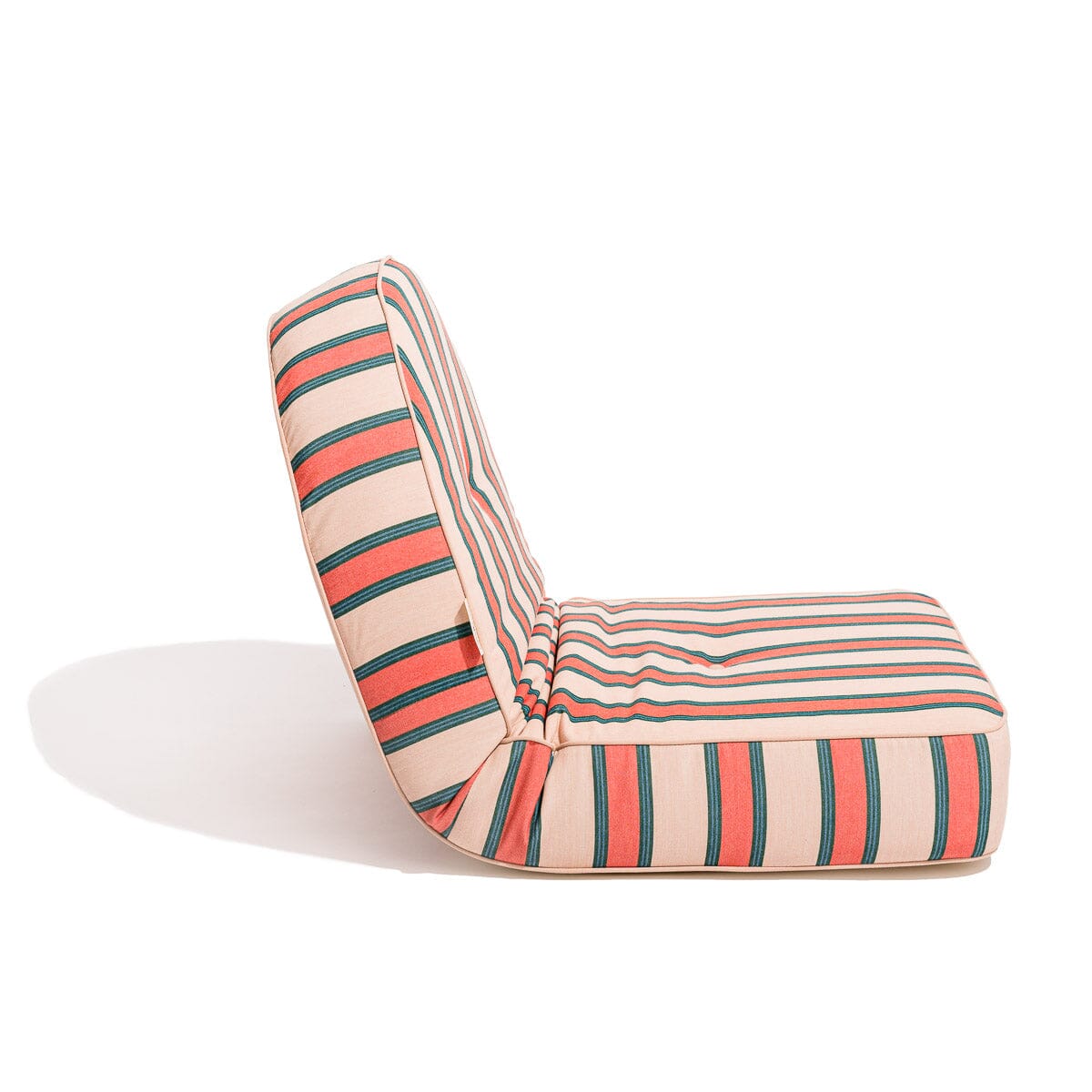 The Reclining Pillow Lounger - Bistro Dusty Pink Stripe Reclining Pillow Lounger Business & Pleasure Co. 