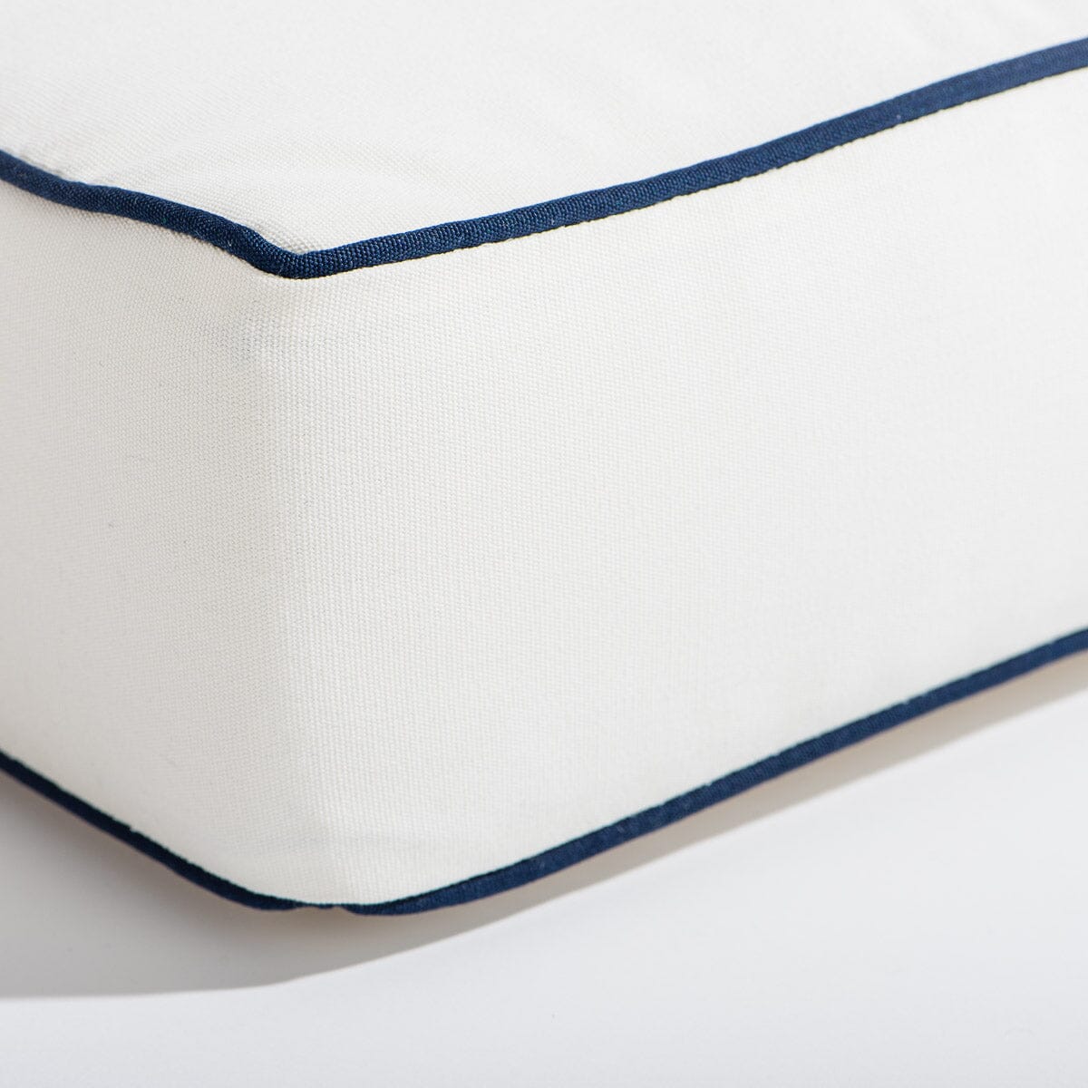 The Al Fresco Sun Lounger Cushion - Rivie White Al Fresco Sun Lounger Cushions Business & Pleasure Co Aus 