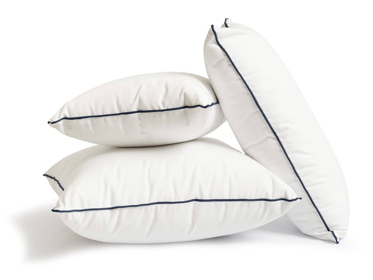 Studio image of white rectangle throw pillow