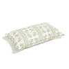 Swatch for The Rectangle Throw Pillow x Julia Berolzheimer in Jacquard Green