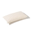 Swatch for The Rectangle Throw Pillow - Monaco Natural Stripe