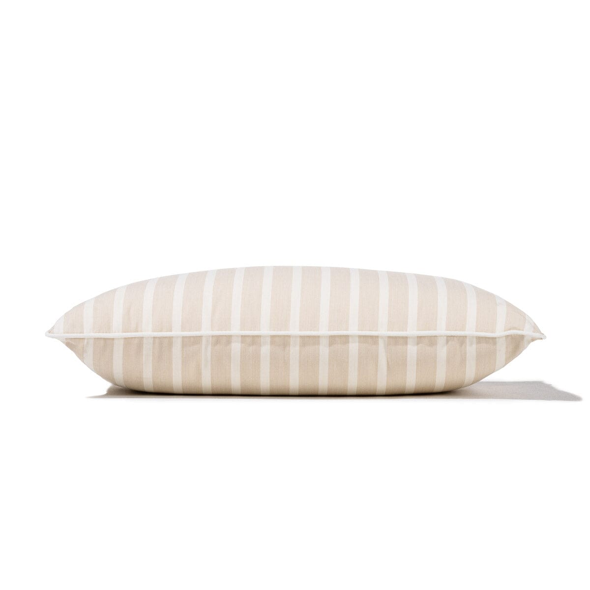 The Rectangle Throw Pillow - Monaco Natural Stripe Rectangle Throw Pillow Business & Pleasure Co Aus 