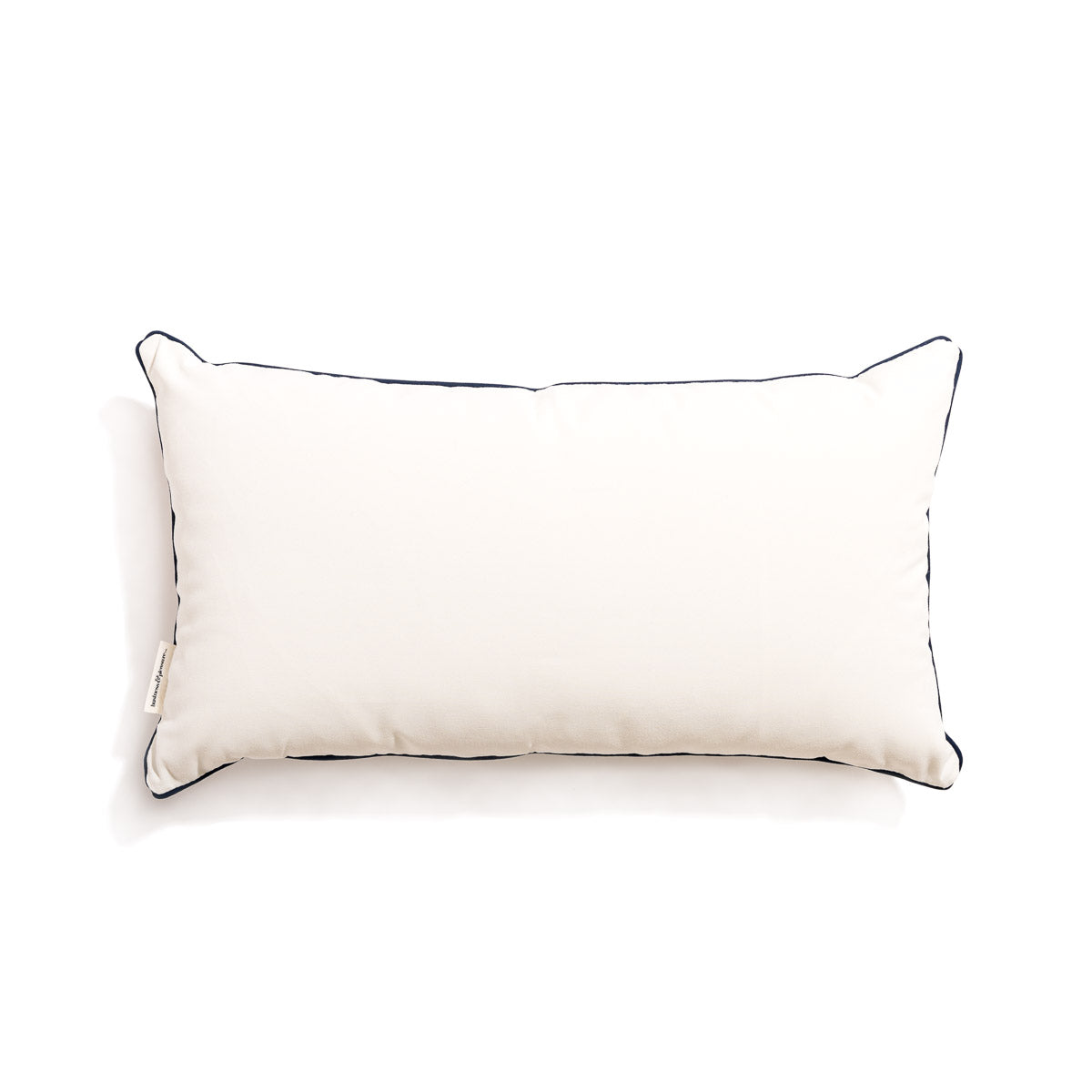 The Rectangle Throw Pillow - Rivie White