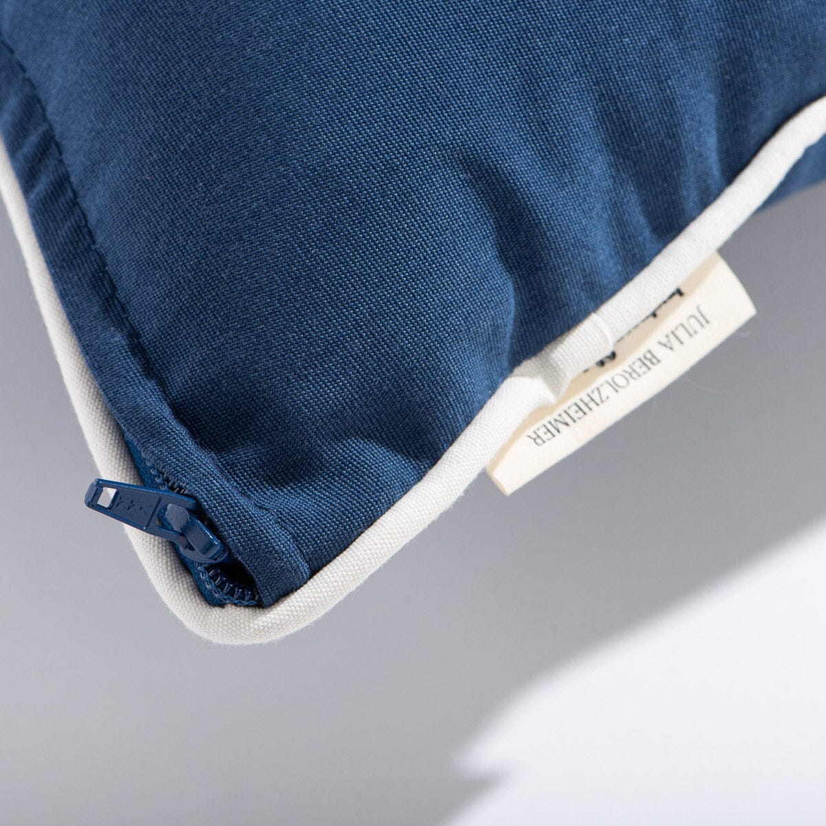 The Euro Throw Pillow x Julia Berolzheimer in Rivie Slate Euro Throw Pillow B&P Co. x Julia Berolzheimer 