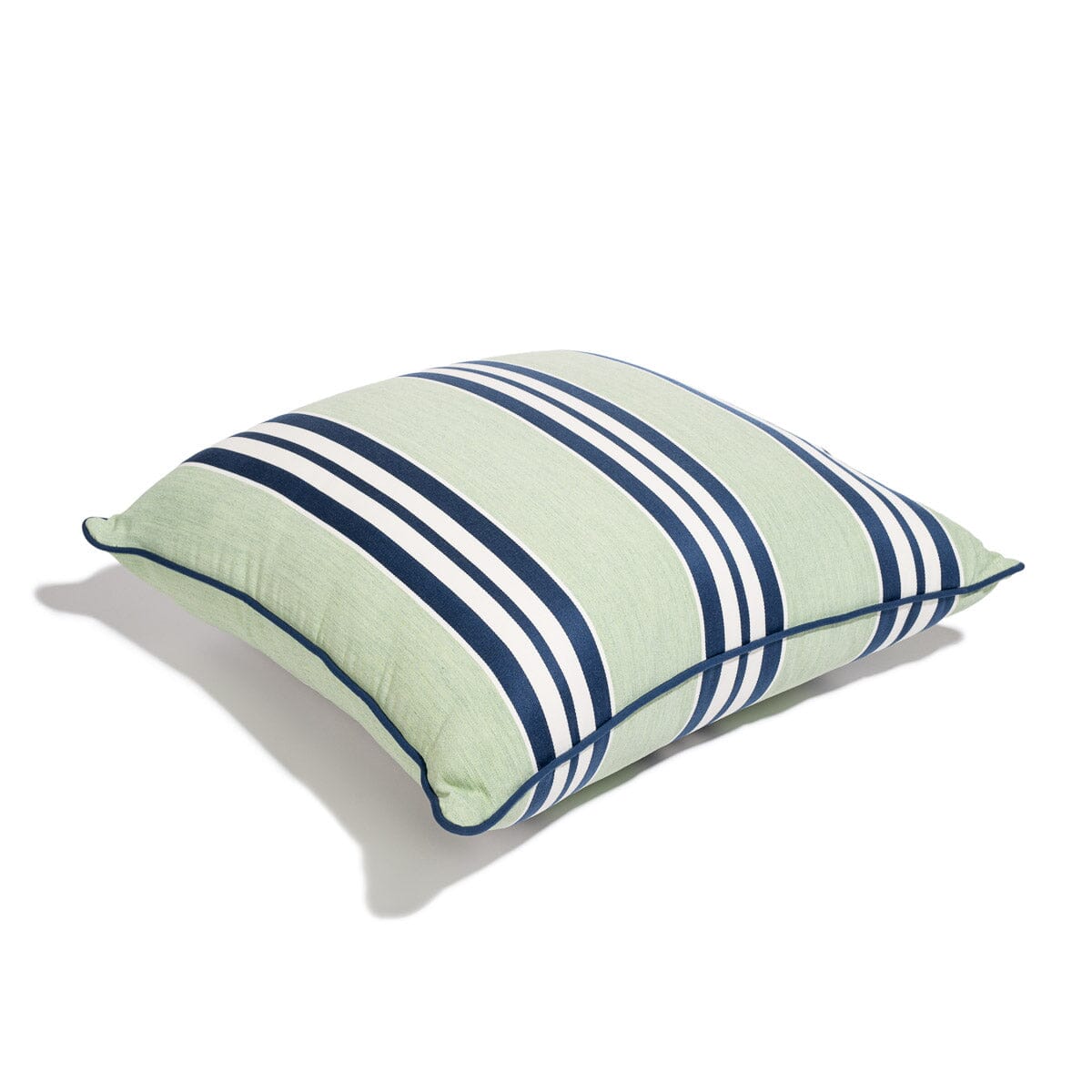 Product image of The Euro Throw Pillow x Julia Berolzheimer in Green Stripes Euro Throw Pillow B&P Co. x Julia Berolzheimer 