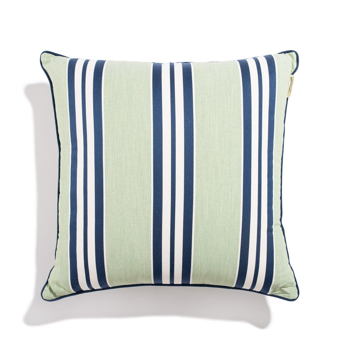 The Euro Throw Pillow x Julia Berolzheimer in Green Stripes Euro Throw Pillow B&P Co. x Julia Berolzheimer 