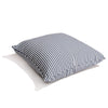 Swatch for The Euro Throw Pillow - Laurens Navy Stripe
