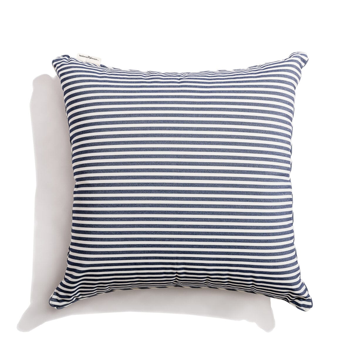 The Euro Throw Pillow - Lauren's Navy Stripe Euro Throw Pillow Business & Pleasure Co Aus 