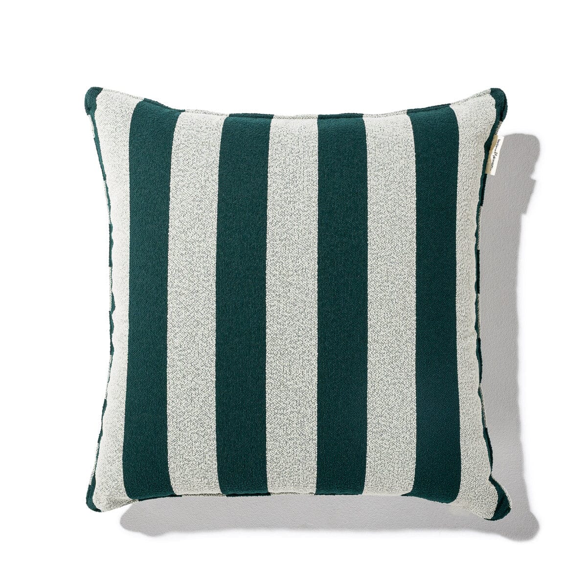 The Euro Throw Pillow - Terry Green Stripe Euro Throw Pillow Business & Pleasure Co Aus 