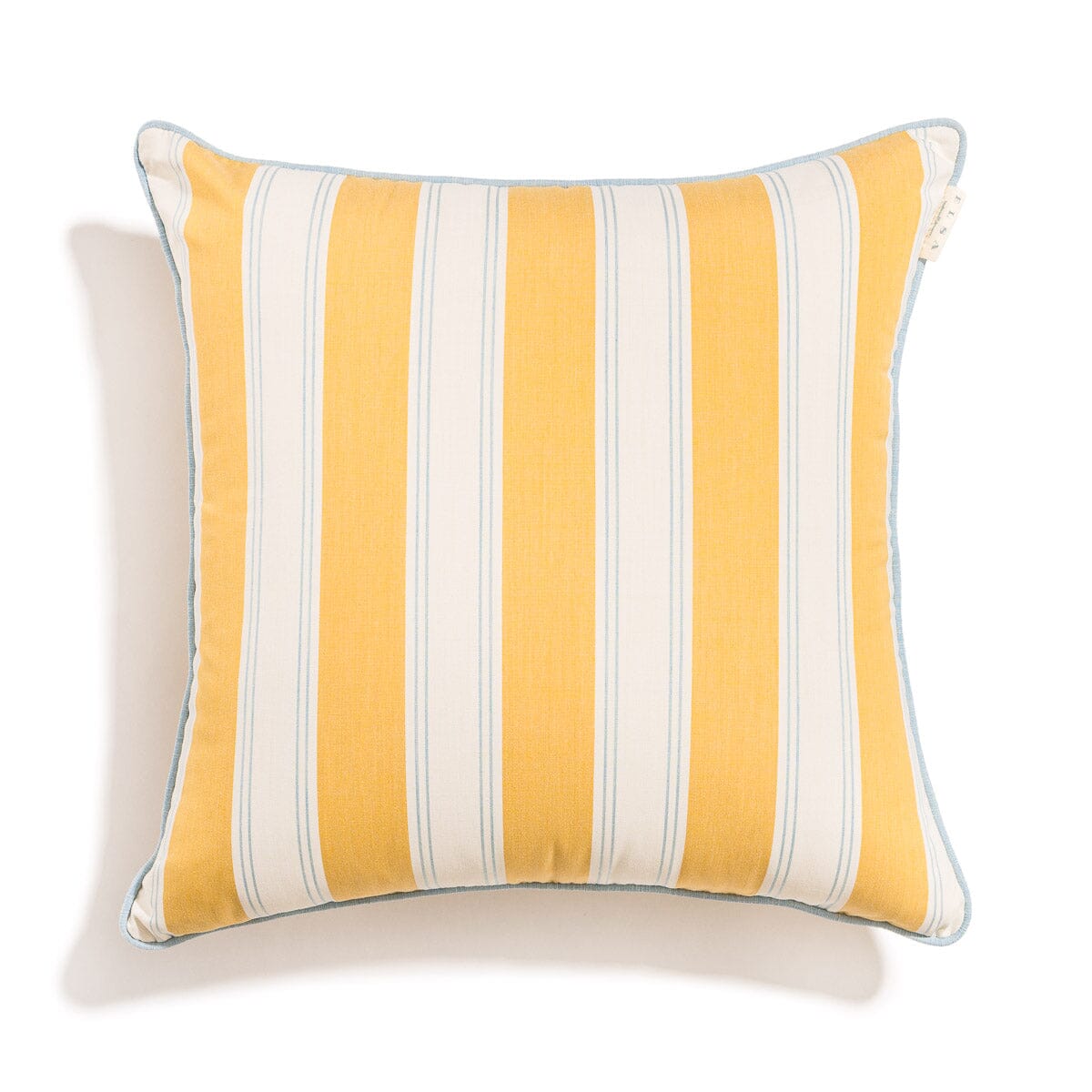 The Euro Throw Pillow - Tuuli Stripe Yellow Euro Throw Pillow Business & Pleasure Co. 