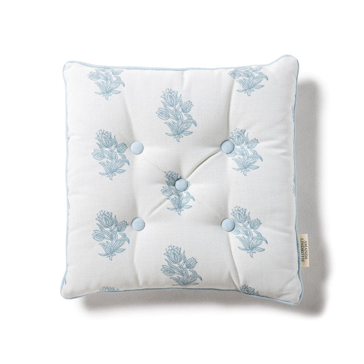 The Small Square Throw Pillow by Amanda Lindroth Small Square Throw B&P by Amanda Lindroth Jaipur Blue 