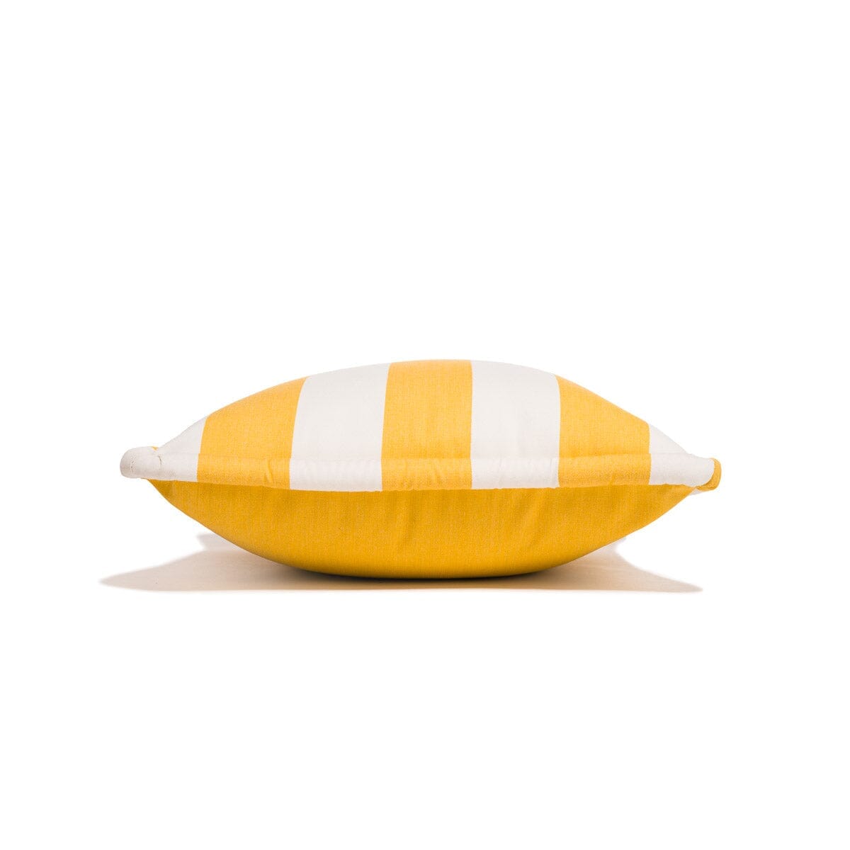 The Small Square Throw Pillow - Crew Mimosa Yellow Stripe Small Square Throw Business & Pleasure Co. 