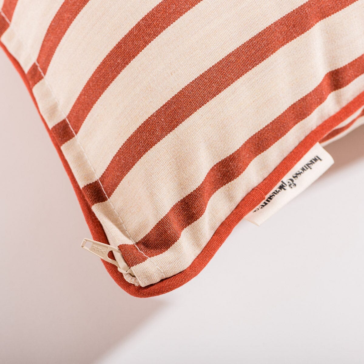 The Small Square Throw Pillow - Monaco Le Sirenuse Stripe Small Square Throw Business & Pleasure Co. 