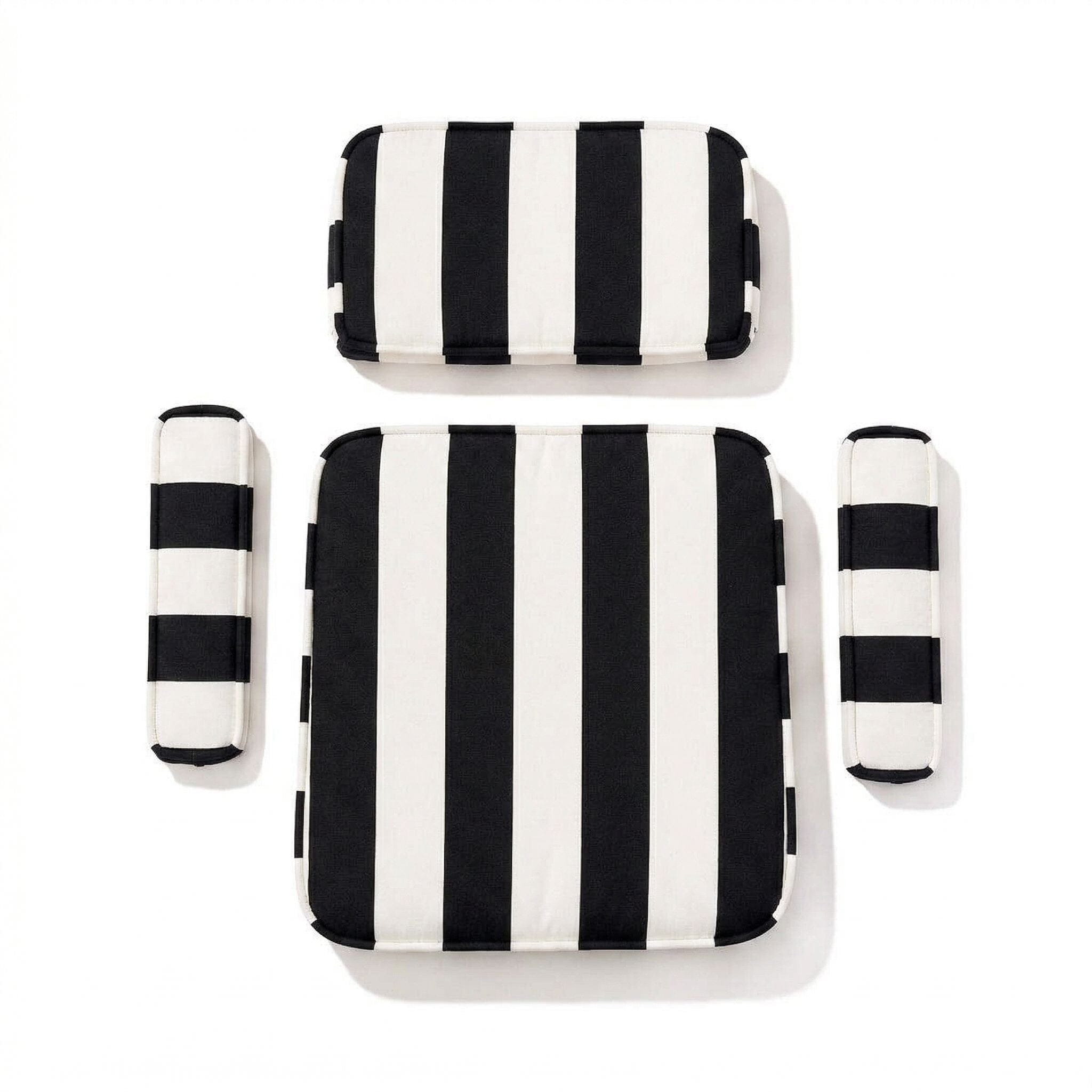 The Waterhouse Chair Cushion Set - Crew Vintage Black Stripe Waterhouse Chair Cushion Business & Pleasure Co Aus 