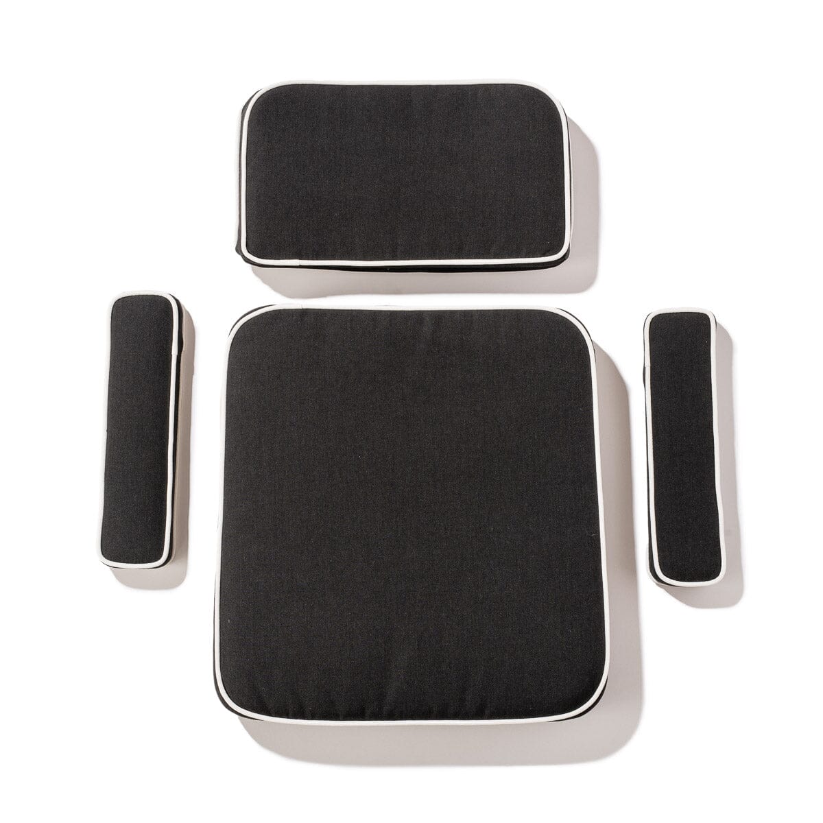 The Waterhouse Chair Cushion Set - Rivie Black Waterhouse Chair Cushion Business & Pleasure Co. 