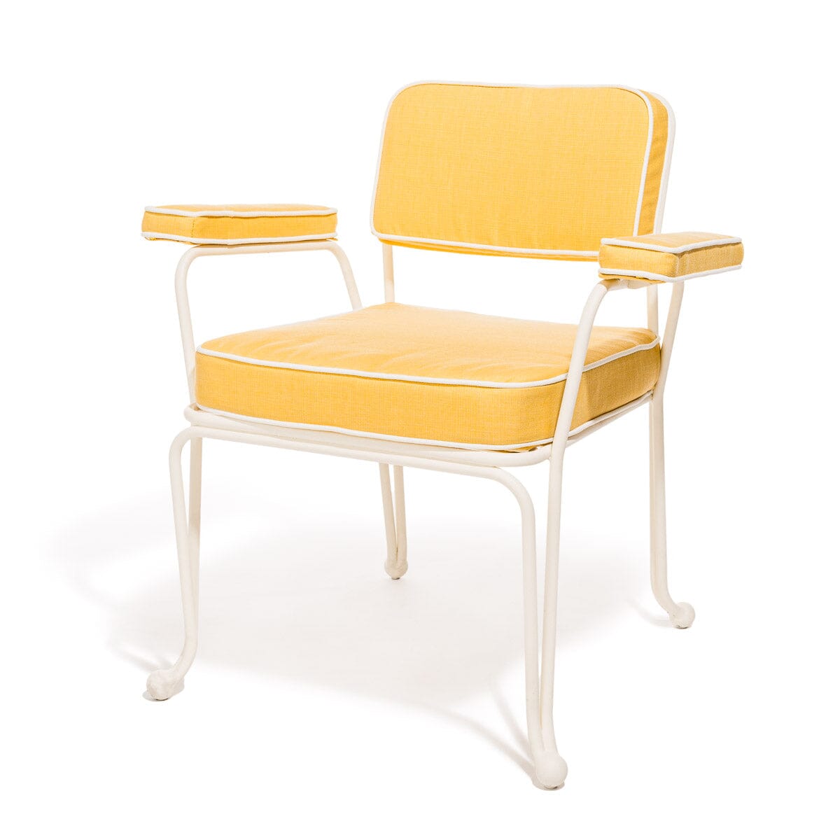 Product image of The Waterhouse Dining Chair in Sunbleached Yellow | Antique White Frame Waterhouse Dining Chair Kit Business & Pleasure Co. 