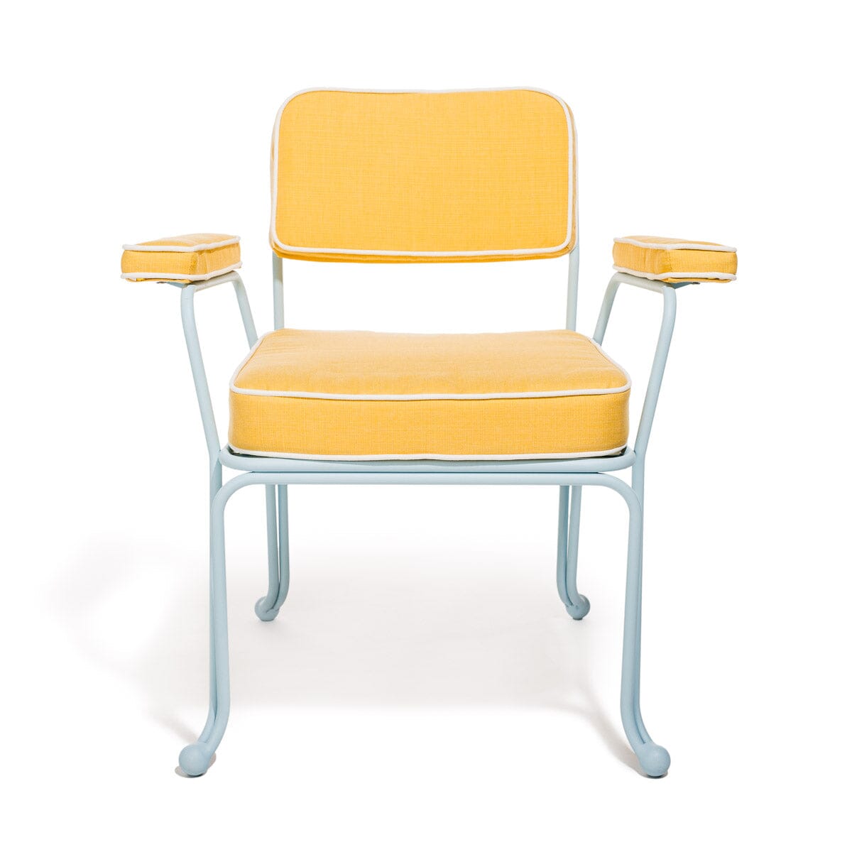 The Waterhouse Dining Chair in Sunbleached Yellow | Powder Blue Frame Waterhouse Dining Chair Kit Business & Pleasure Co. 