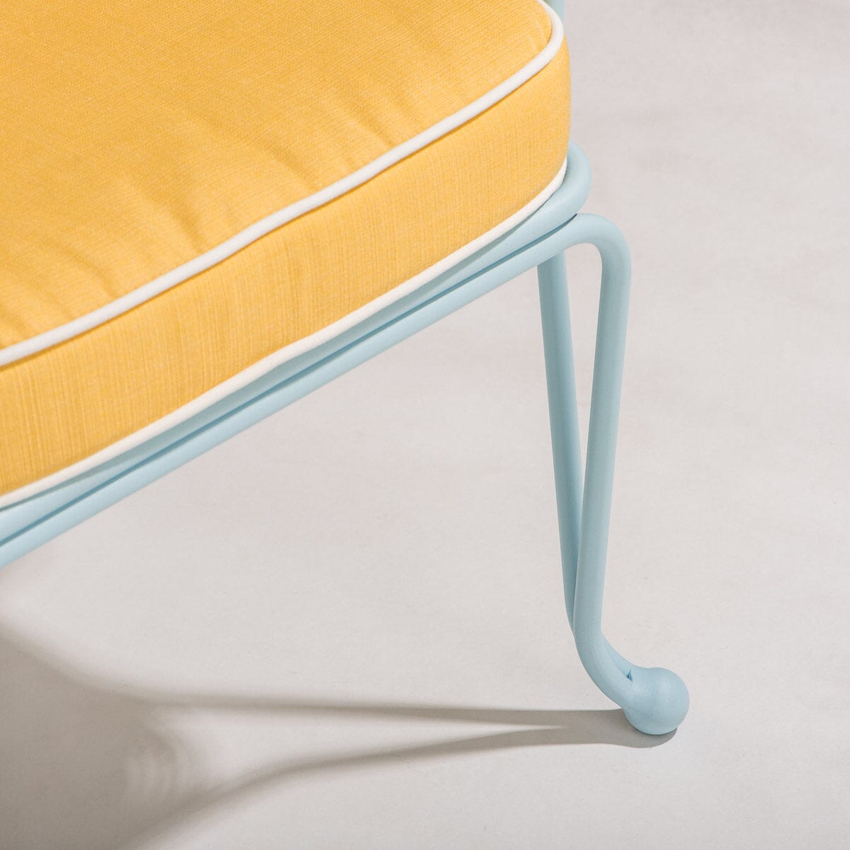 The Waterhouse Dining Chair in Sunbleached Yellow | Powder Blue Frame Waterhouse Dining Chair Kit Business & Pleasure Co. 