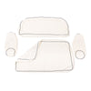 Swatch for The Al Fresco Love Seat Cushion Cover Set - Rivie White