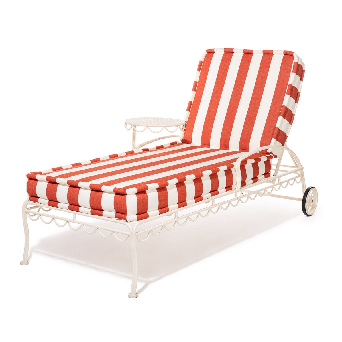 The Sun Lounger Slip Cover - Crew Le Sirenuse Stripe Sun Lounger Slip Cover Business & Pleasure Co. 