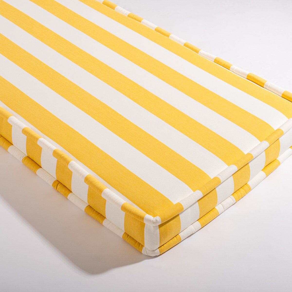 The Sun Lounger Slip Cover - Crew Mimosa Yellow Stripe Sun Lounger Slip Cover Business & Pleasure Co. 