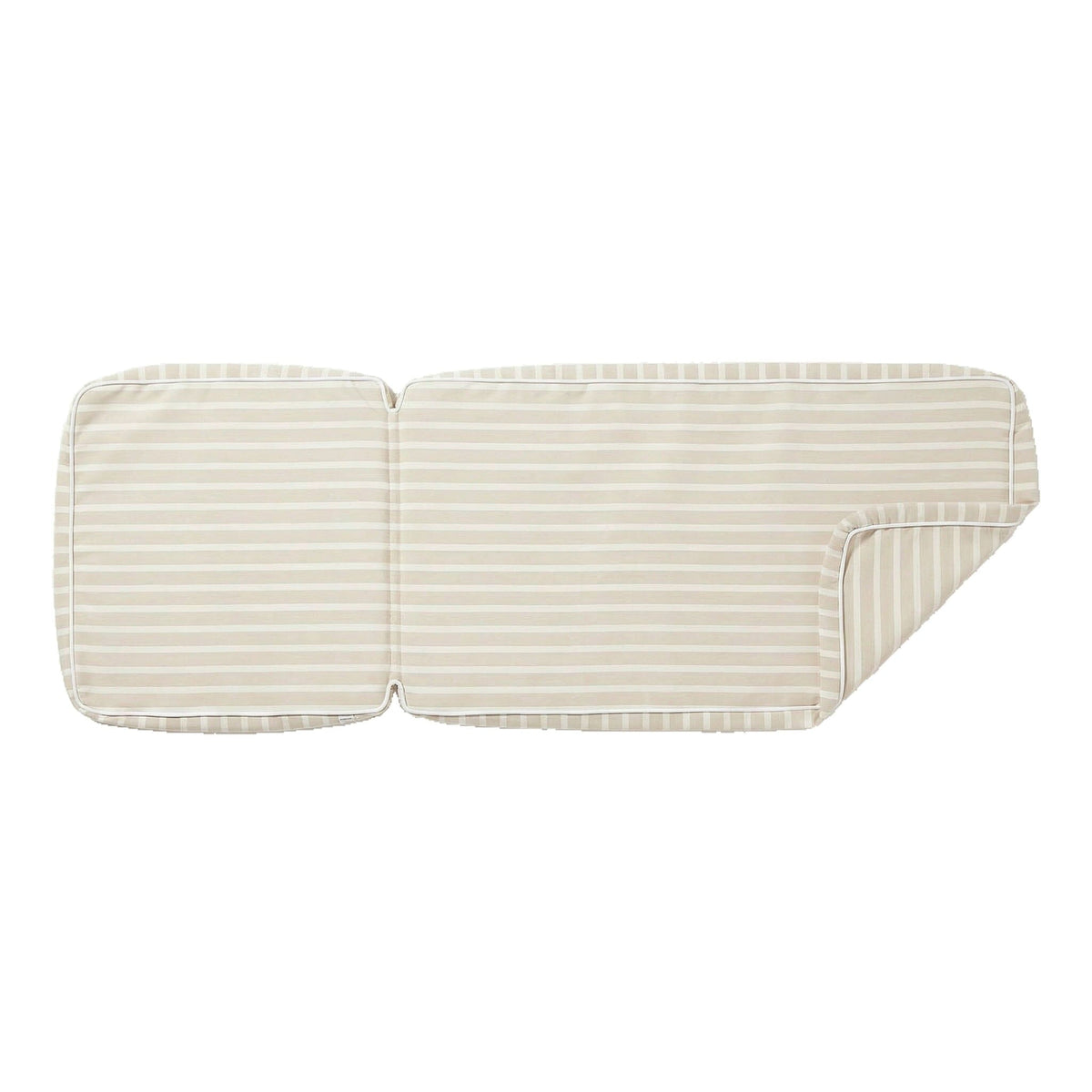 The Sun Lounger Slip Cover - Monaco Natural Stripe Sun Lounger Slip Cover Business & Pleasure Co Aus 
